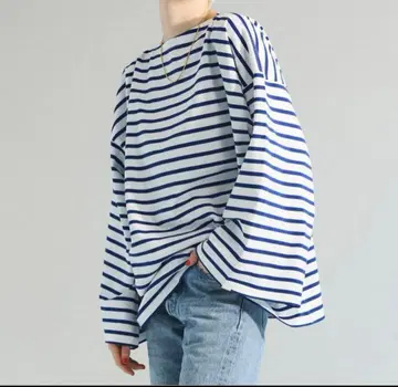 새상품 Oblada 오블라다 보더 BIG 실루엣 T셔츠 CINCHI