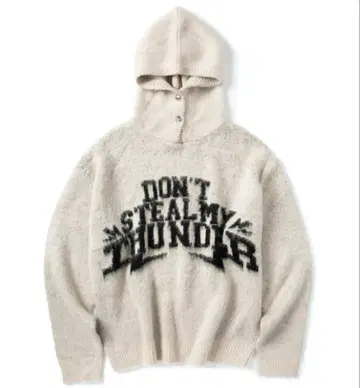 썬더 브러쉬 니트 후디 SUPERSUB