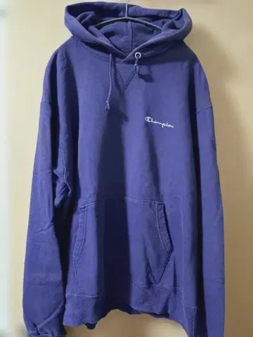 Champion 90년대 후기 풀오버 후드티 네이비 XL