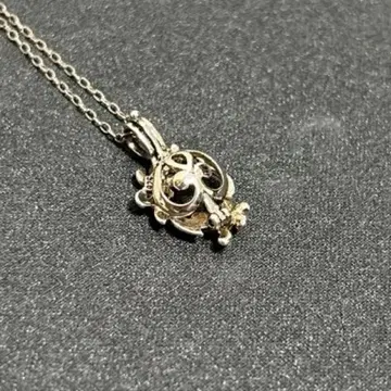 실버 925 펄 세팅 목걸이