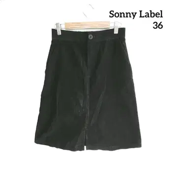 새상품급 Sonny Label 코듀로이 스커트 36 블랙