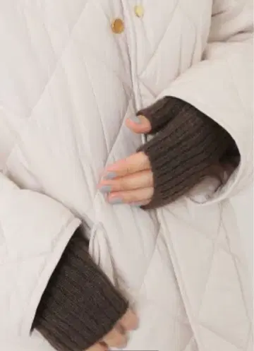 [택 포함 새상품] 존스턴스 암워머 리스트워머 캐시미어 장갑