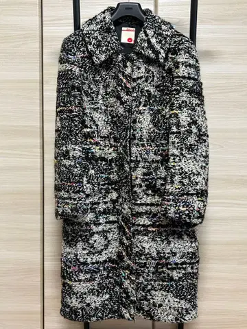 TOMORROWLAND BACCA 컬러 네프 트위드 코트