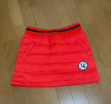 빨간색 폴리에스테르 스커트 QGL8867