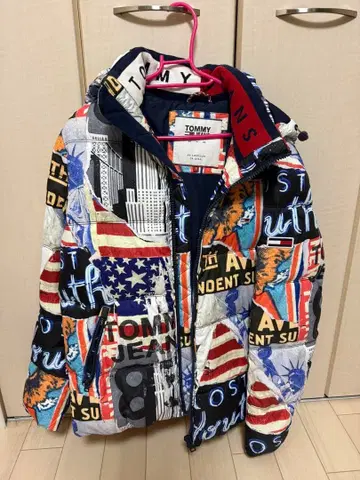 TOMMY JEANS 다운 자켓 멀티 컬러