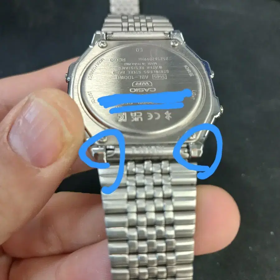 카시오) ABL-100WE-1ADF