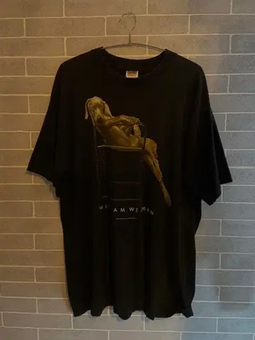 윌리엄 웨그먼 90s 아트 티셔츠