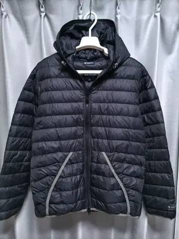 빔즈 PERTEX 라이트 다운 후드티 블랙