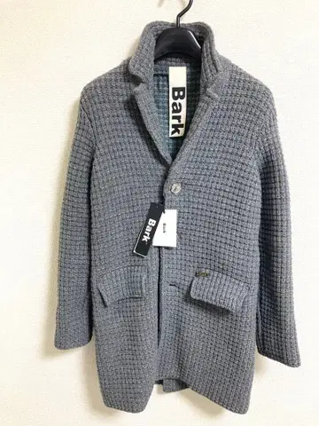 [미사용 새상품] Bark 니트 체스터 코트 그레이 (수납 가방 포함)