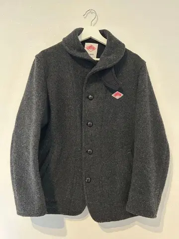 울 그레이 자켓 버튼 포함