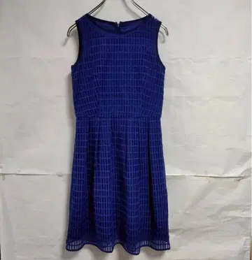 LAUTREAMONT BLACK 슬리브리스 원피스 셔츠형 파랑 36