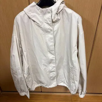 화이트 후드 부착 마운틴 후드티 XL