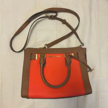 MICHAEL KORS 숄더백 오렌지/브라운