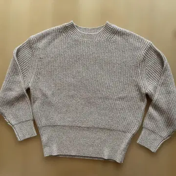 PLST 메탈릭 크루넥 스웨터 [ 미사용 ]