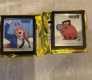 [ 세트 ] 체인소 맨 레제 편 프레임 마그넷 거울 파워 포치타