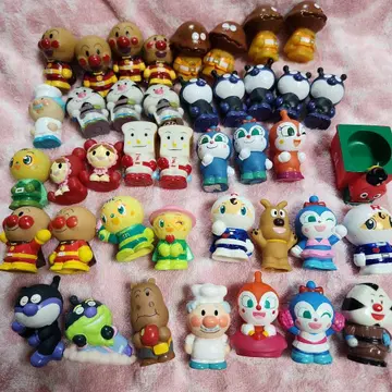 호빵맨 피규어 소프트 비닐 손가락 인형 일괄