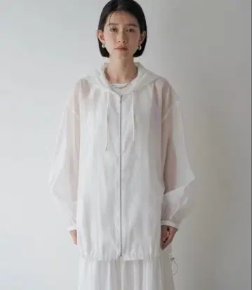 라운지 드레스 오간자 후드티