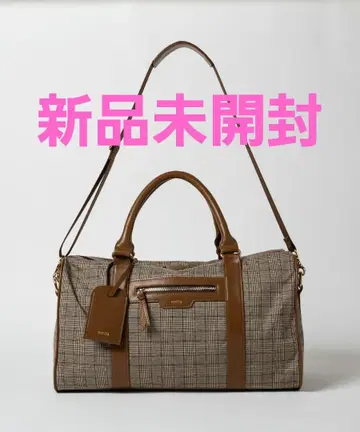 누넬라 nunela 체크 무늬 보스턴 백