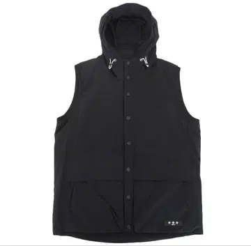 타트라스 블랙 후드 부착 다운 베스트