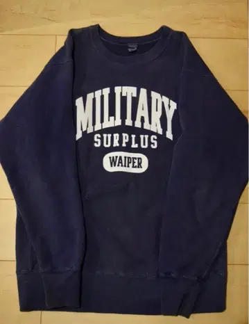 WAIPER x BARNS USA 코튼 90s 스웨트 셔츠