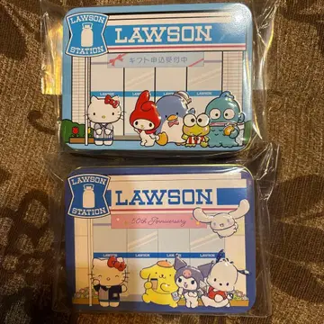 LAWSON 50주년 기념 캐릭터 캔 세트