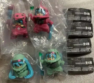 전 4종 컴플리트 GUNDAM x MIKU 피규어 컬렉션