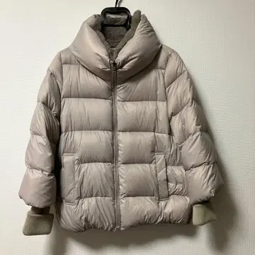 다운 자켓 베이지 여성용