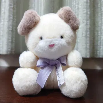 블루블루에 그 시절의 친구 봉제 인형 강아지