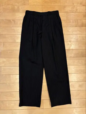 구제 스트라이프 와이드 슬랙스