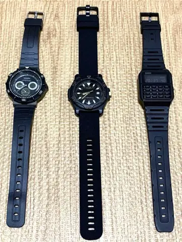 중고 손목시계 묶음 판매 엘진 알바 카시오