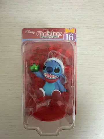 2025 디즈니 크리스마스 오너먼트 HAPPY 복권 스티치