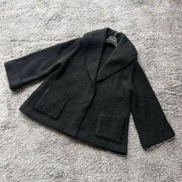 FOXEY 40 블랙 Waffle Noir 코트