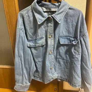 라이트 블루 데님 자켓