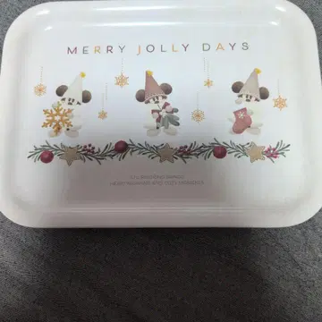 릴린린 트레이 크리스마스 더스티 컬러 디즈니랜드