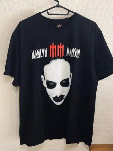 Marilyn Manson 티셔츠 블랙