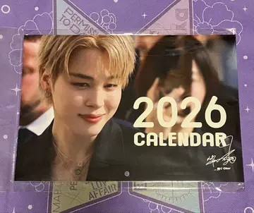 BTS 지민 JIMIN 2026년 최신 버전 벽걸이 달력