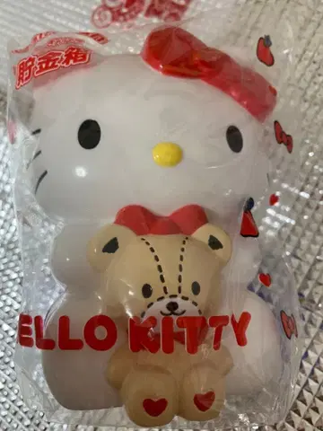 헬로키티 테디베어 피규어