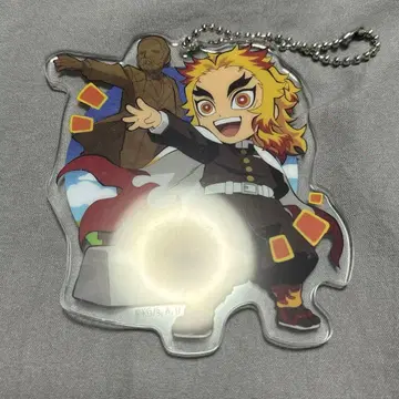 귀멸의 칼날 전집중전 지역 한정 아크릴 참 홋카이도 렌고쿠 쿄쥬로 키링