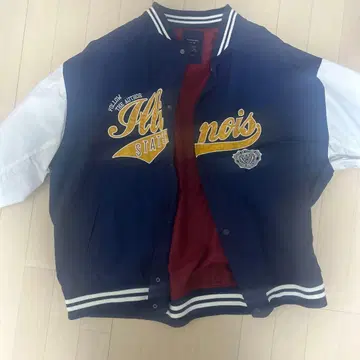 BACK NUMBER 스카잔 X-LARGE 네이비/화이트