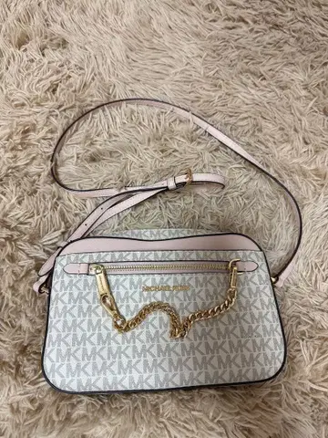 MICHEAL KORS 숄더백 화이트/핑크