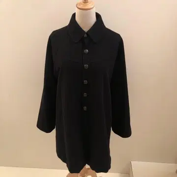 A.P.C 블랙 울 코트