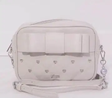 pium 피움 하트 퀼팅 리본 미니백 백