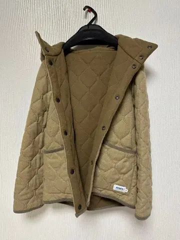 ARMEN 퀼팅 울 코트 리버서블