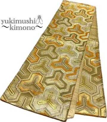 ZZ1272 후쿠로 오비 육통 골드 베이지 오렌지 412cm 팔로우 할인