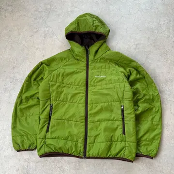 몽벨 서마랜드 후드티 그린 x 브라운