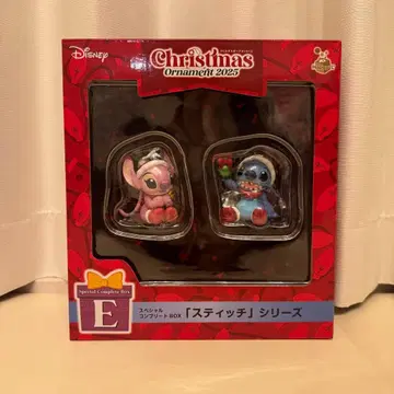 디즈니 크리스마스 오너먼트 E상 스티치&엔젤