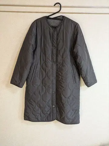 [머플러 포함] 퀼트 리버서블 코트 / 애니팜 ( any FAM )