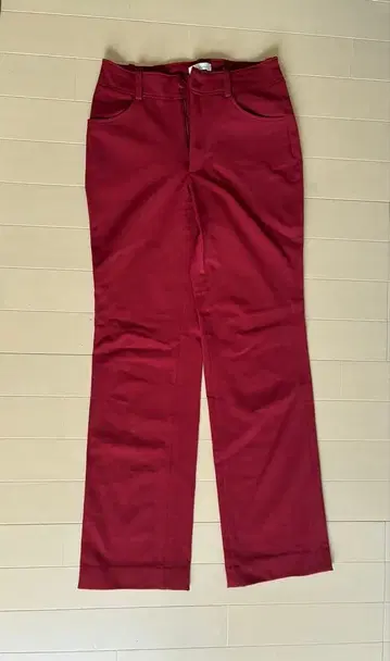 B-Three 버건디 슬랙스 30