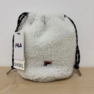 [ 새상품 ] SNIDEL x FILA 콜라보레이션 보아 복조리 백