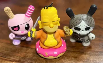 kidrobot 대니 호머 심슨 피규어 도넛 세트